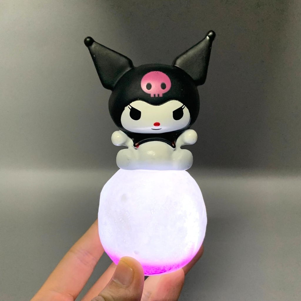 Mô Hình Lambara Kuromi - Cao 13cm - rộng 6cm - nặng 120gram - Có LED ở cầu - Figure Anime - No box : bọc túi OPP