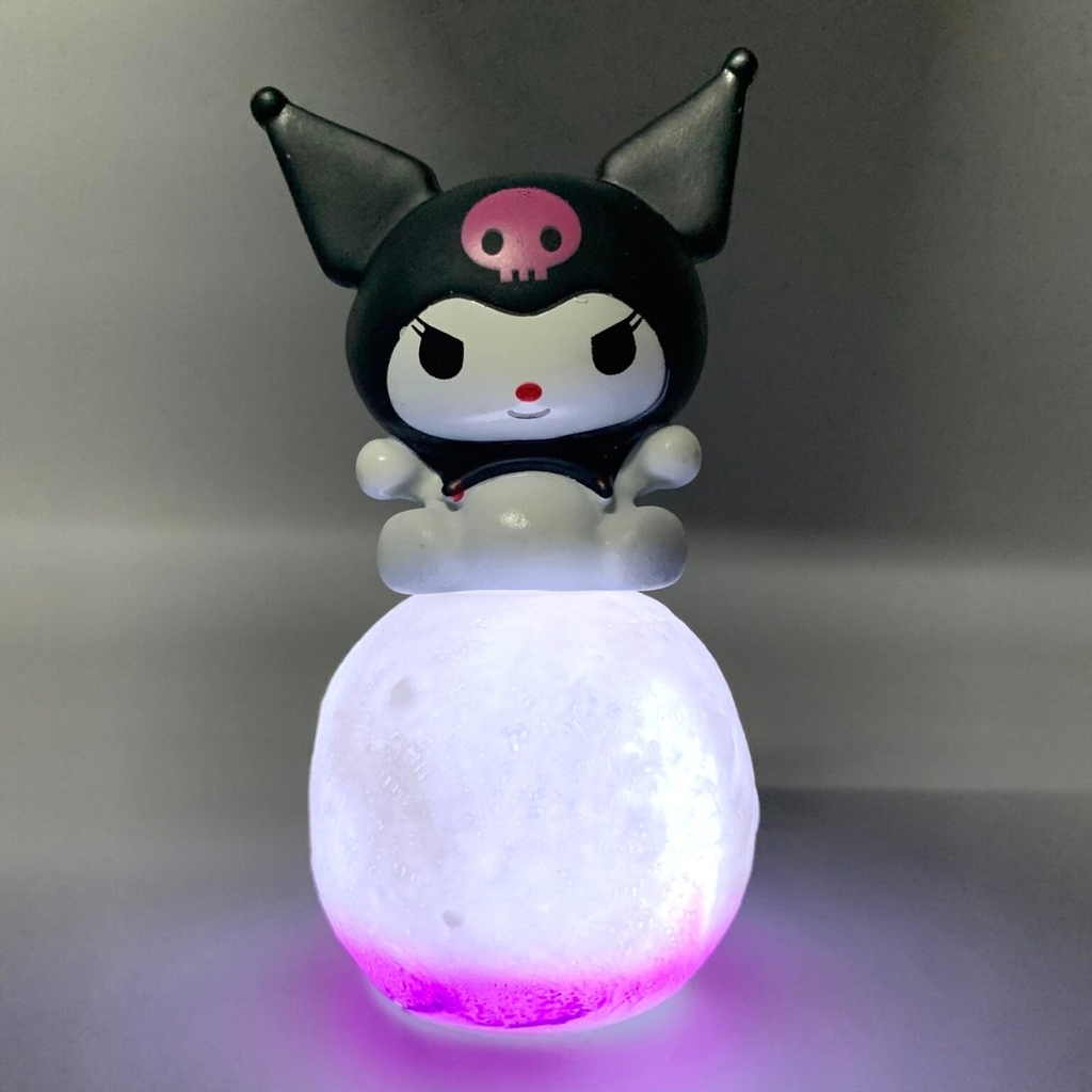 Mô Hình Lambara Kuromi - Cao 13cm - rộng 6cm - nặng 120gram - Có LED ở cầu - Figure Anime - No box : bọc túi OPP