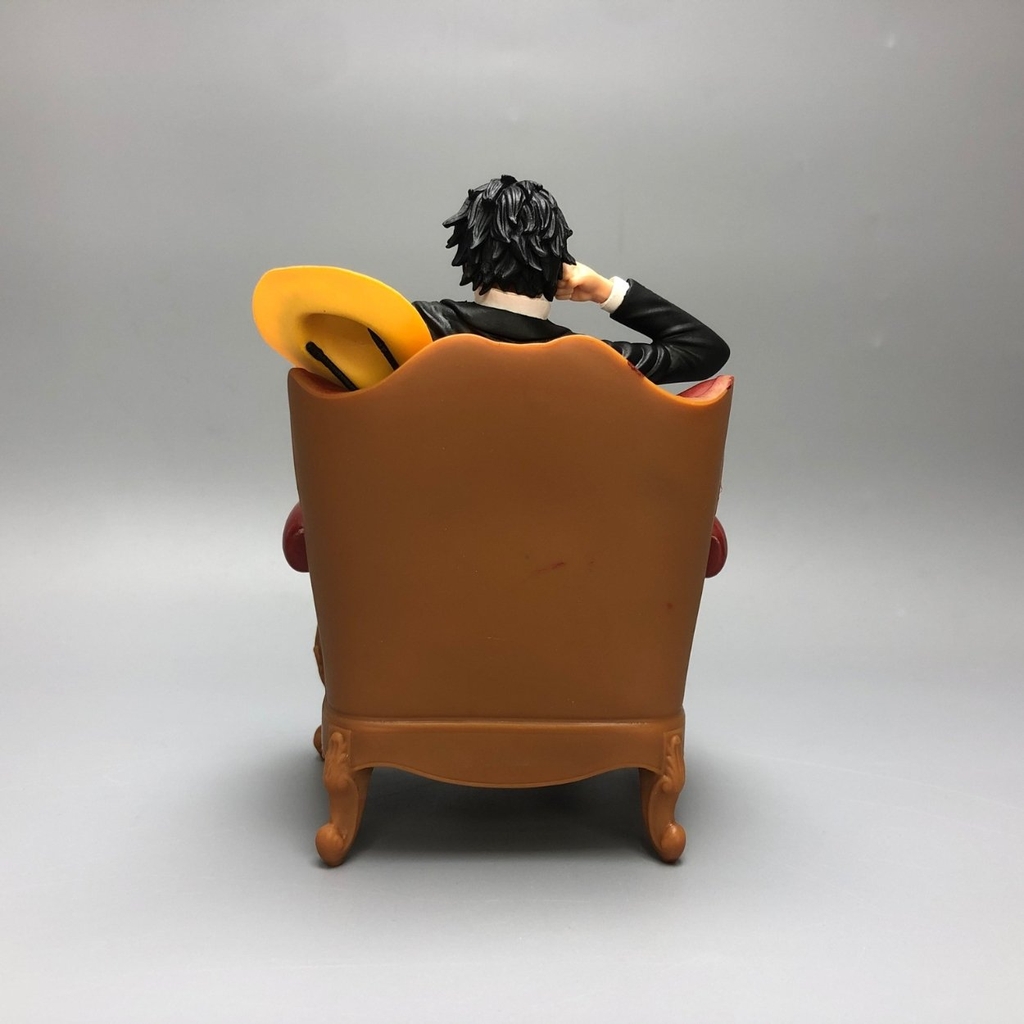 Mô Hình OnePiece Portgas D. ACE Ngồi Ghế - Cao 14cm - ngang 10cm - nặng 360gram , Figure OnePiece - có hộp màu - N4-K14