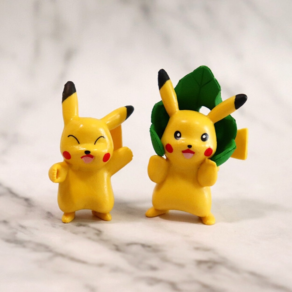 Mô Hình POKEMON Bộ 6 trạng thái Pikachu - Cao 4-5cm - nặng 60gram - Figure POKEMON No box : bọc túi OPP