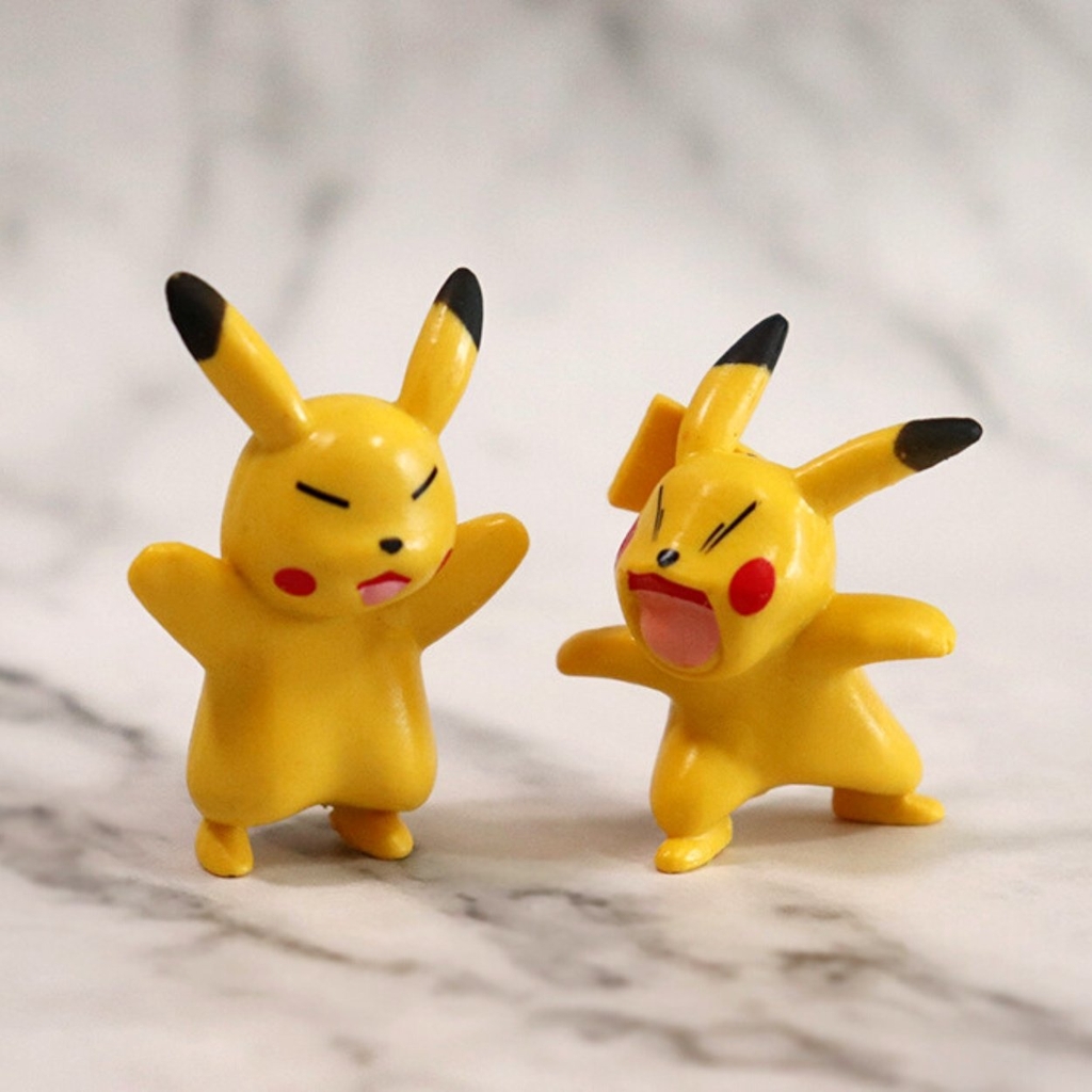 Mô Hình POKEMON Bộ 6 trạng thái Pikachu - Cao 4-5cm - nặng 60gram - Figure POKEMON No box : bọc túi OPP