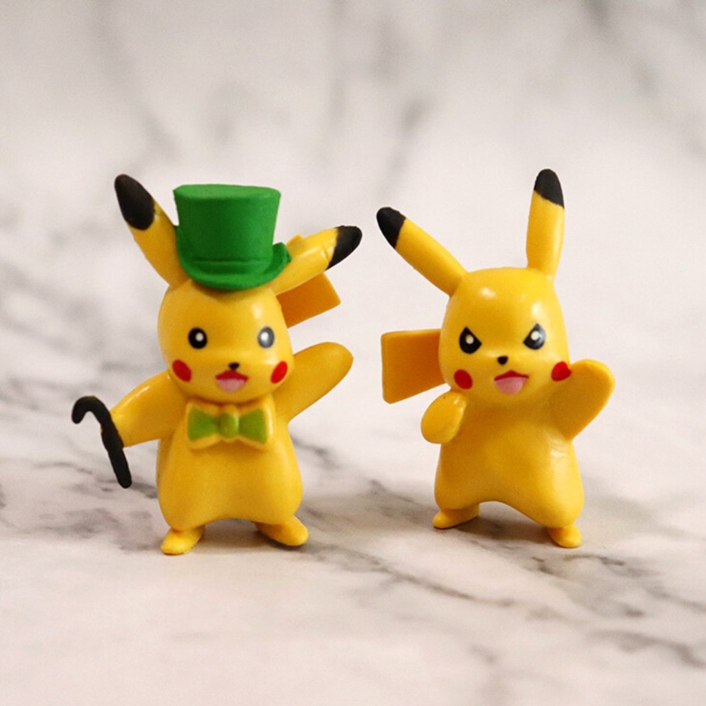 Mô Hình POKEMON Bộ 6 trạng thái Pikachu - Cao 4-5cm - nặng 60gram - Figure POKEMON No box : bọc túi OPP