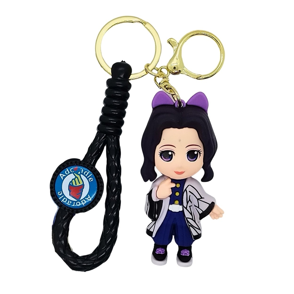 Móc Khóa Shinobu - Dây móc dài : 9.5cm - Mô Hình Cao : 7.2cm - Nặng : 50gram - No Box : bọc túi OPP n3-k16-t4-s3