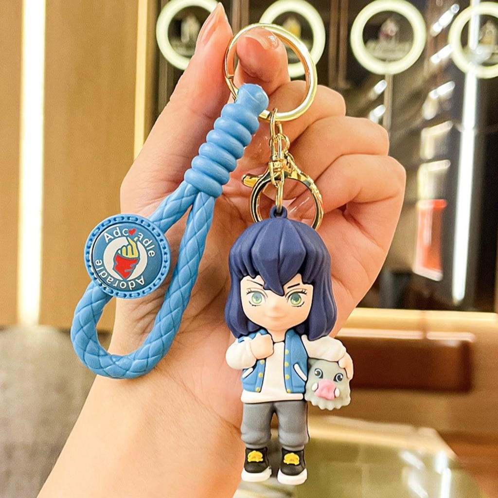 Móc Khóa Inosuke - Dây móc dài : 9.5cm - Mô Hình Cao : 7.8cm - Nặng : 50gram - No Box  - SKU: moc7 - (Vat: 88223-7)