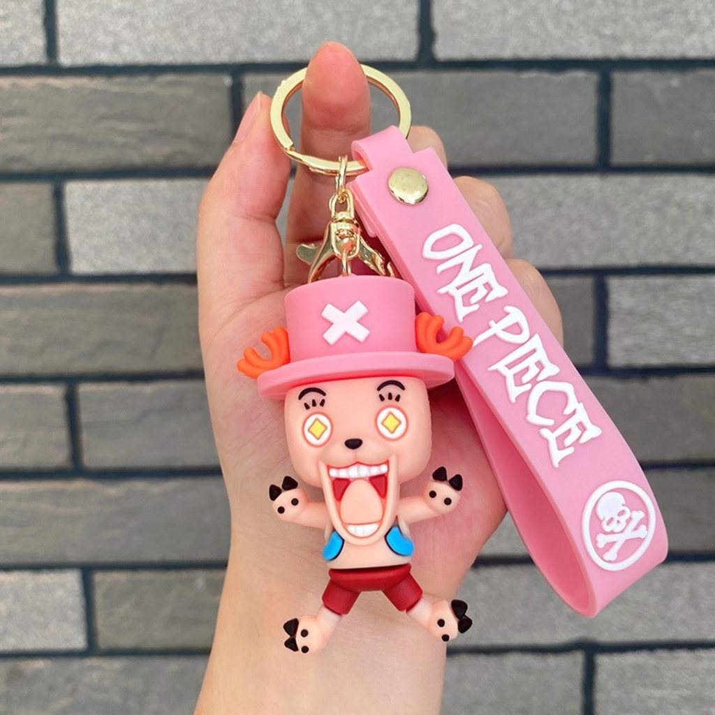 Móc Khóa Tony Chopper - Dây móc dài : 11cm - Mô Hình Cao : 6.8cm - Nặng : 50gram - No Box - SKU: moc35 - (Vat: 88223-7) - K79-T2-S2