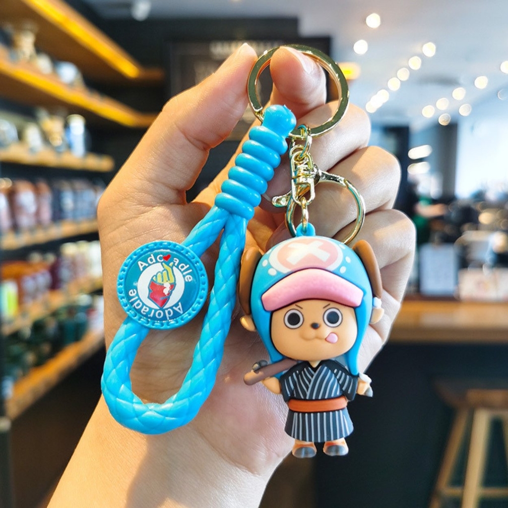 Móc Khóa Chopper wano - Dây móc dài : 9.5cm - Mô Hình Cao : 5.7cm - Nặng : 50cm - No Box - SKU: moc8 - (Vat: 88223-7) -  K78-T5-S4
