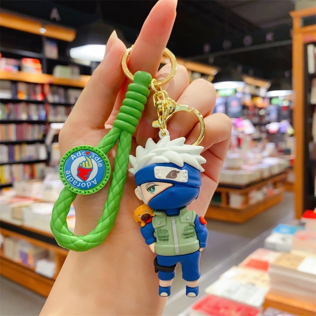 Móc Khóa Kakashi - Dây móc dài : 9.5cm - Mô Hình Cao : 7cm - Nặng : 50gram - No Box  - SKU: moc48 - (Vat: 88223-7)