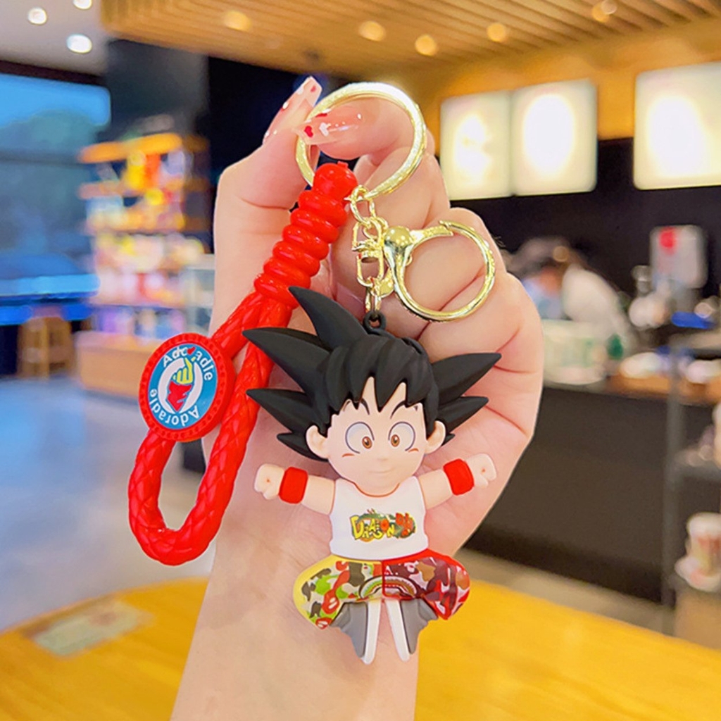 Móc Khóa SonGoKu - Dây móc dài : 9.5cm - Mô Hình Cao : 7.6cm - Nặng : 50gram - No Box : bọc túi OPP N3-K62- T2- S2