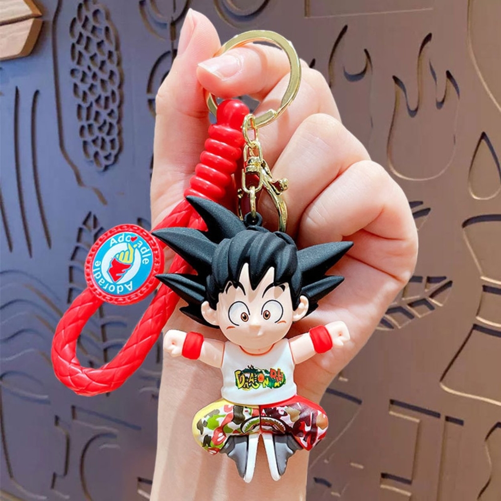 Móc Khóa SonGoKu - Dây móc dài : 9.5cm - Mô Hình Cao : 7.6cm - Nặng : 50gram - No Box - SKU: moc28 - (Vat: 88223-7) -  K79-T4-S3