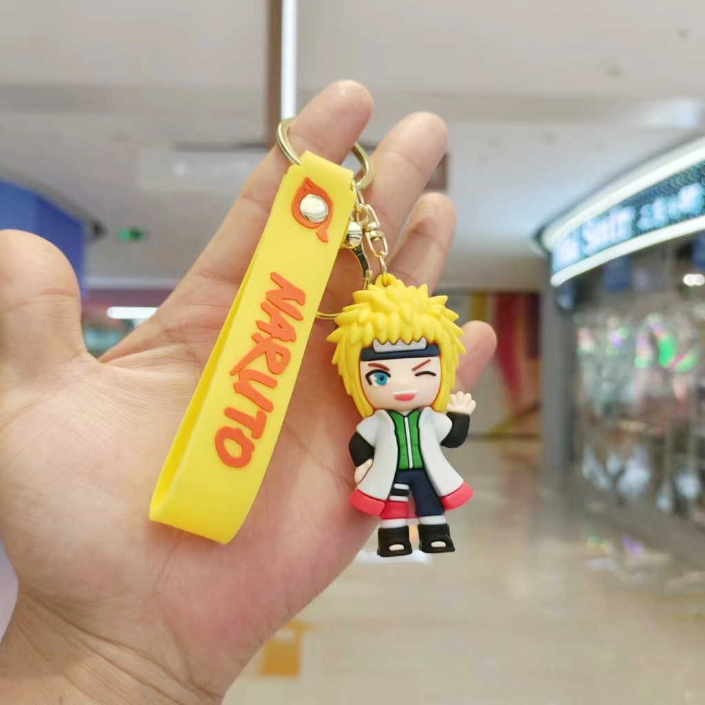 Móc Khóa Minato nháy mắt  - Dây móc dài : 10cm - Mô Hình Cao : 7cm - Nặng : 50gram - No Box : bọc túi OPP - N3-K15-T1-S1