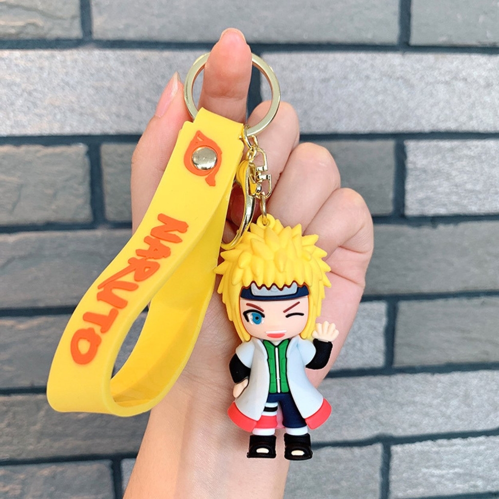 Móc Khóa Minato nháy mắt  - Dây móc dài : 10cm - Mô Hình Cao : 7cm - Nặng : 50gram - No Box  - SKU: moc44 - (Vat: 88223-7) - K79-T4-S14