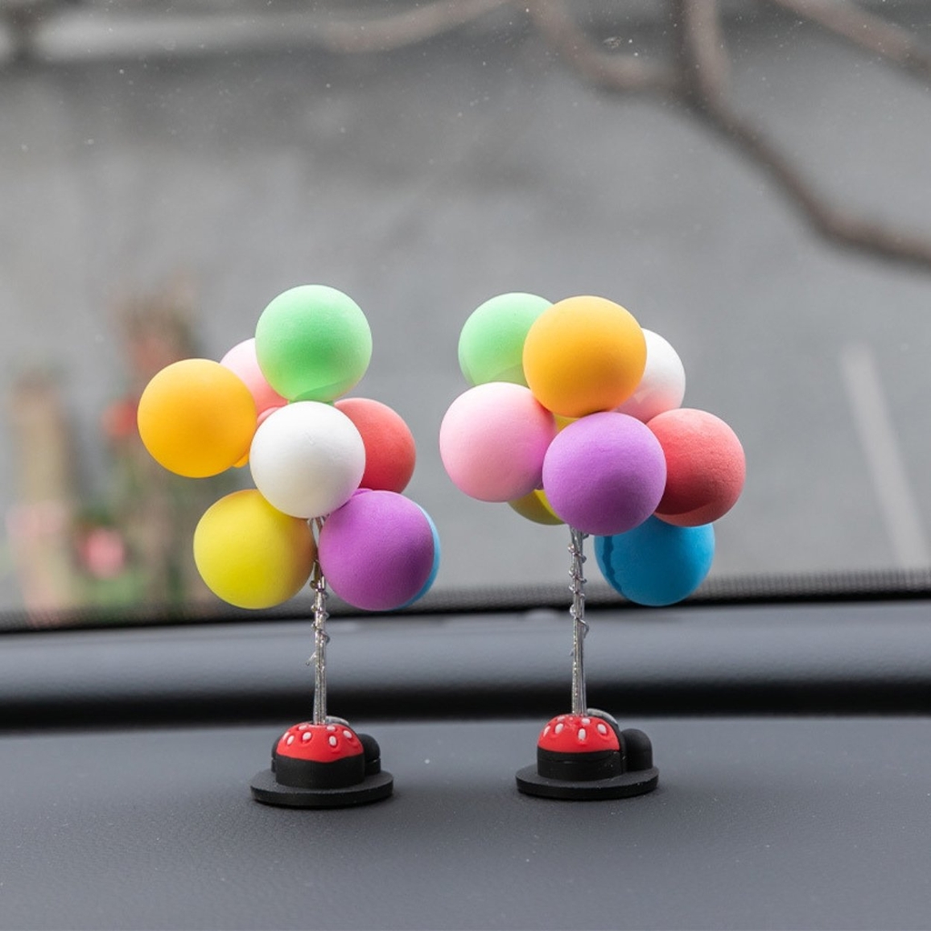 Mô Hình Phụ Kiện Trang Trí Bóng bay nhiều màu - Cao 11cm - nặng 20gram - Figure Phụ Kiện Trang Trí - No box : bọc túi OPP - N3-K16-T5-S3