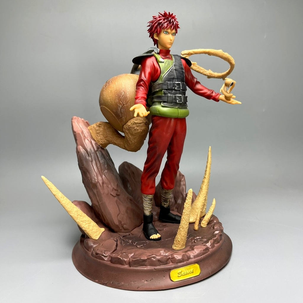 Mô hình Naruto Gaara - Cao 23cm - ngang 19cm - nặng 1kg - Phụ kiện : 2 tay thay thế. - Figure Naruto - Box nhựa + hộp màu