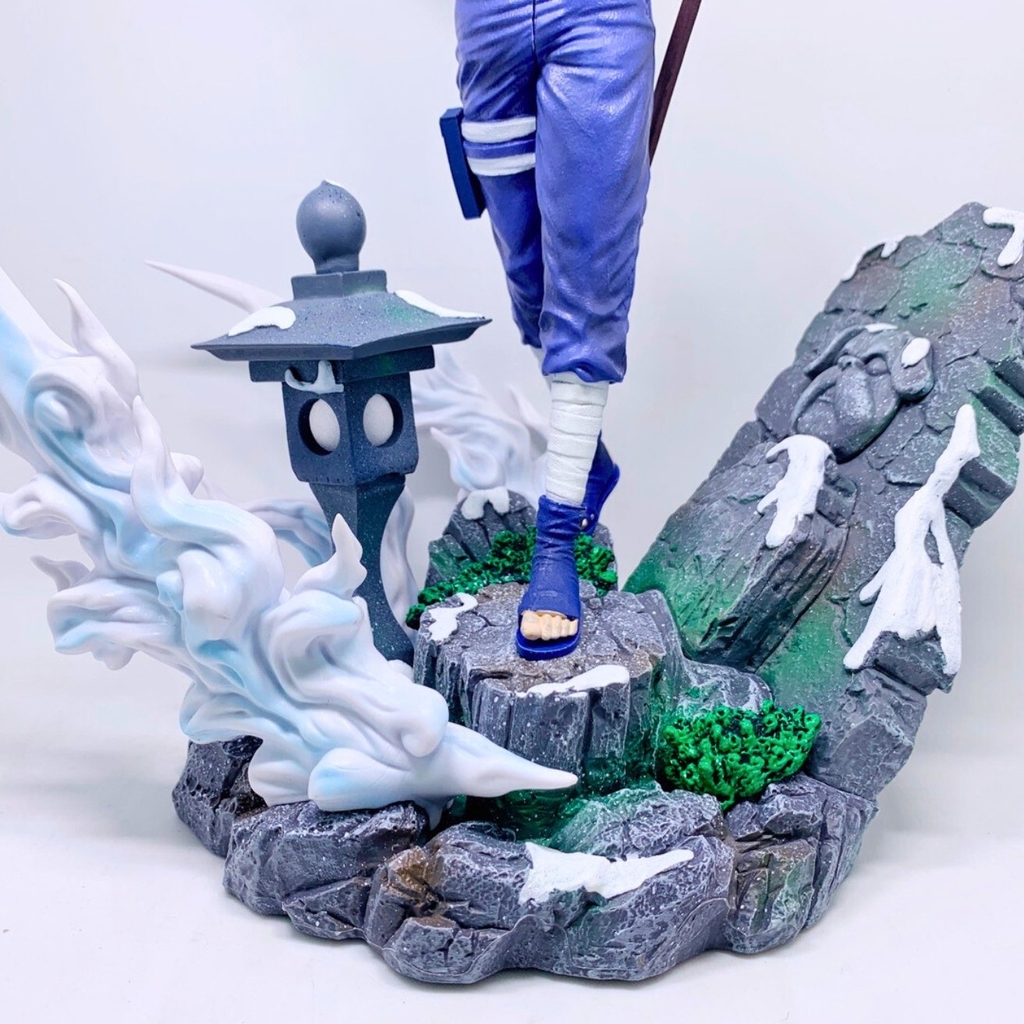 Mô Hình Naruto Hokaghe Kakashi - Cao 35cm - ngang 31cm - nặng 2kg5 - Phụ kiện : kiếm - Figure Naruto - Có hộp màu - N3-T5