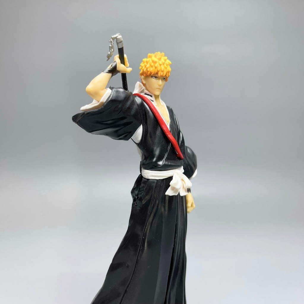Mô Hình Anime Bleach Ichigo Kurosaki cao Cao 18cm - ngang 10cm - nặng 150gram - Figure   Anime Bleach - có hộp màu - N1-K38-T2-S5