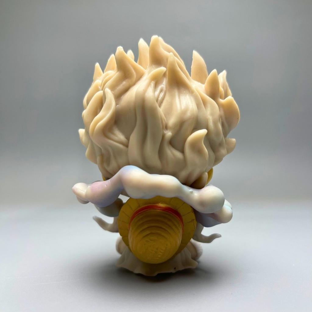 Mô hình OnePiece Luffy gear 5 nika màu trắng chibi siêu dễ thương cao 9cm nặng 160 gram - OnePiece - No Box - N1-K49-T1-S1
