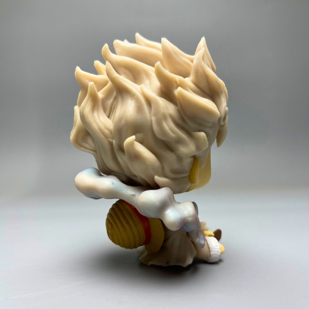 Mô hình OnePiece Luffy gear 5 nika màu trắng chibi siêu dễ thương cao 9cm nặng 160 gram - OnePiece - No Box - N1-K49-T1-S1