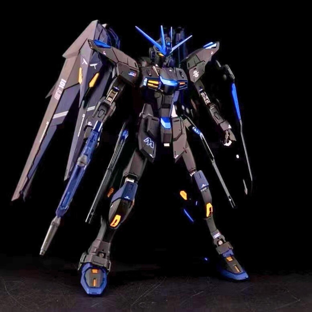 Mô hình Gundam MG 1/100 FREEDOM 6650 GUNDAM màu Đen , hàng Cao cấp - Cao 18cm - nặng 1kg - Figure Gundam - Có hộp màu