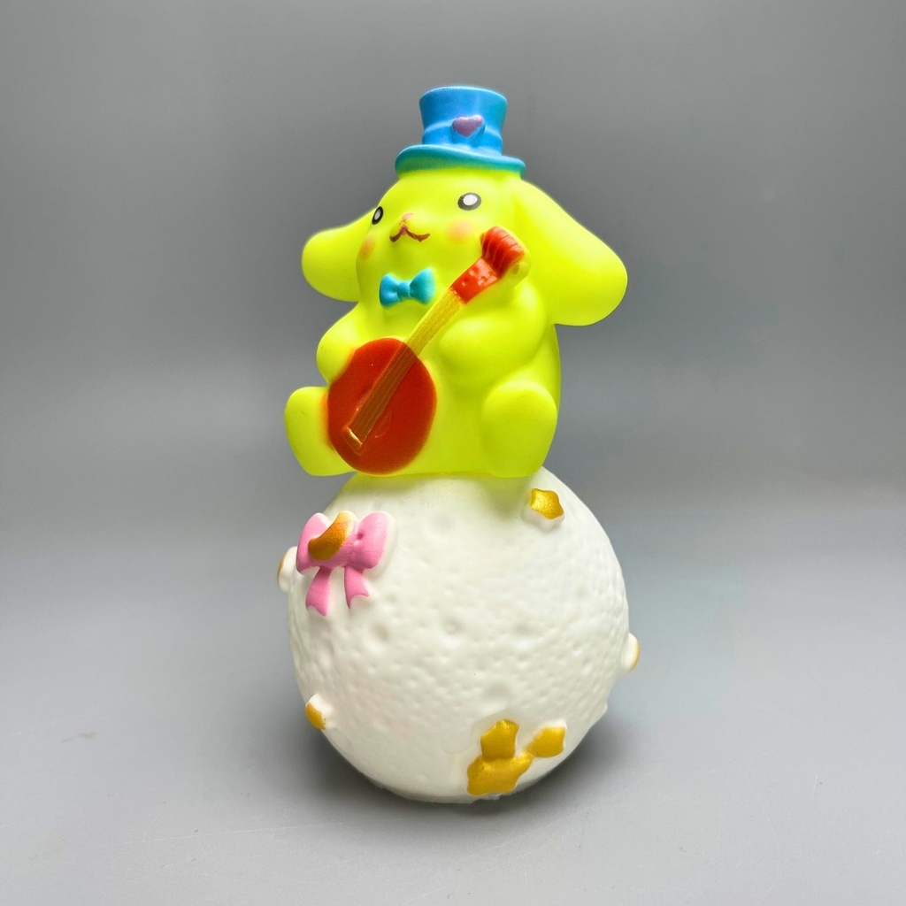 Mô Hình Thỏ Cinnamoroll cầm đàn - Cao 13cm - rộng 6cm - nặng 120gram - Có LED ở cầu - Figure Anime - No box : bọc túi OPP - N3-ST5