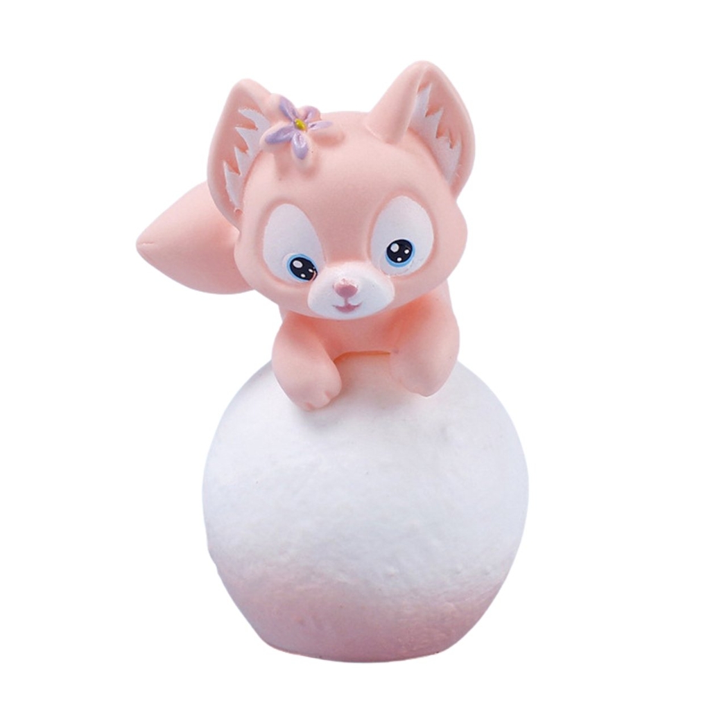 Mô Hình Cáo hồng chạy Cinnamoroll - Cao 11cm - rộng 6cm - nặng 120gram - Có LED ở cầu - Figure Anime - No box : bọc túi OPP - (VAT : 48492) - K9-T1-S11