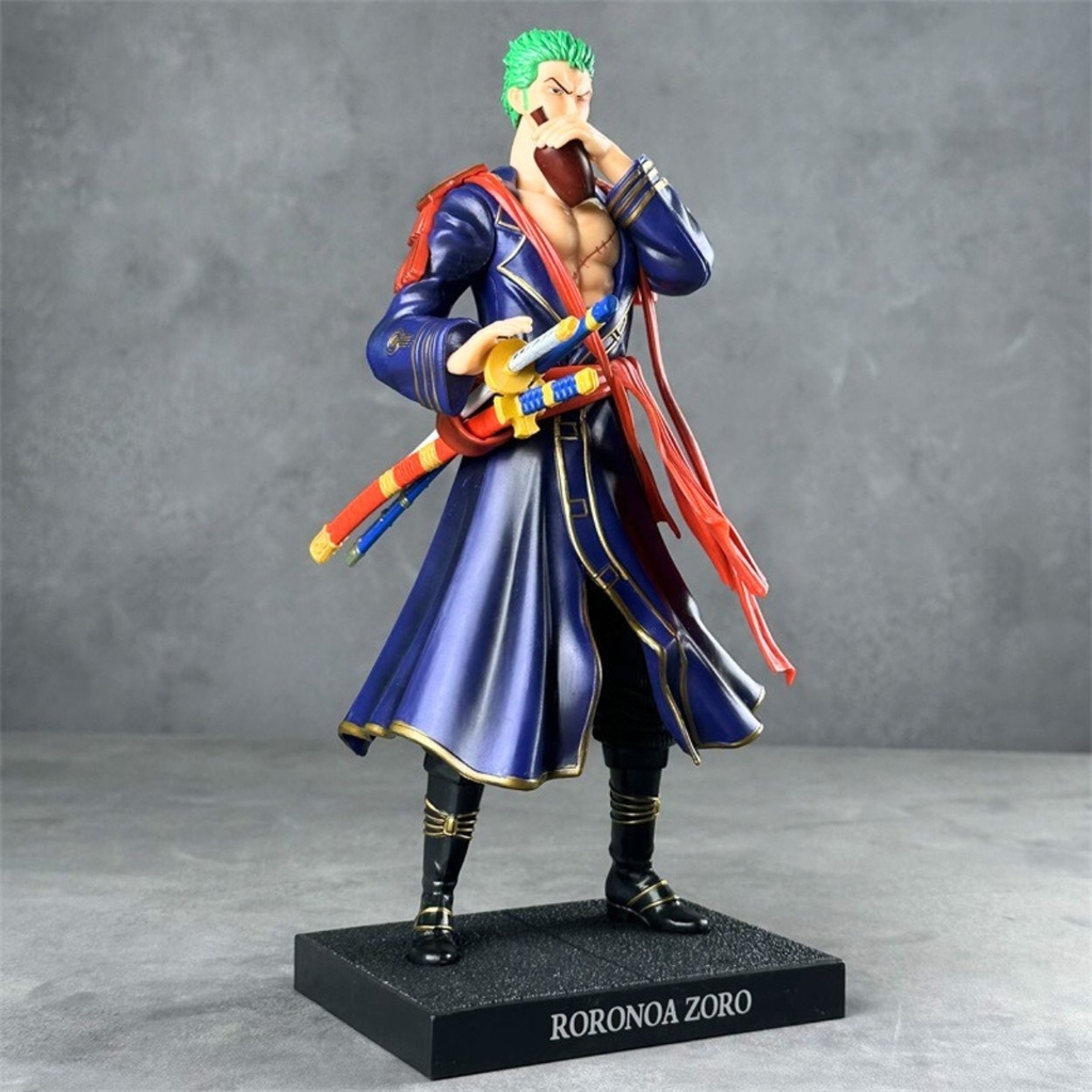 Mô Hình OnePiece Zoro dáng đứng - Cao 29cm - nặng 500gram - Phụ kiện : đế-  Figure OnePiece -  Có Hộp màu N1-K40-T4-S2,3
