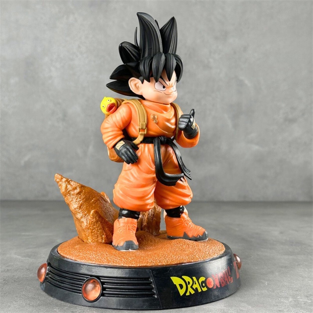 Mô hình DragonBall  Goku thám hiểm - Cao 22cm - ngang 16cm - nặng 1kg1 - Phụ kiện : 2 đầu thay thế - Dragon Ball - Có hộp màu - N1-K24-T5-S1