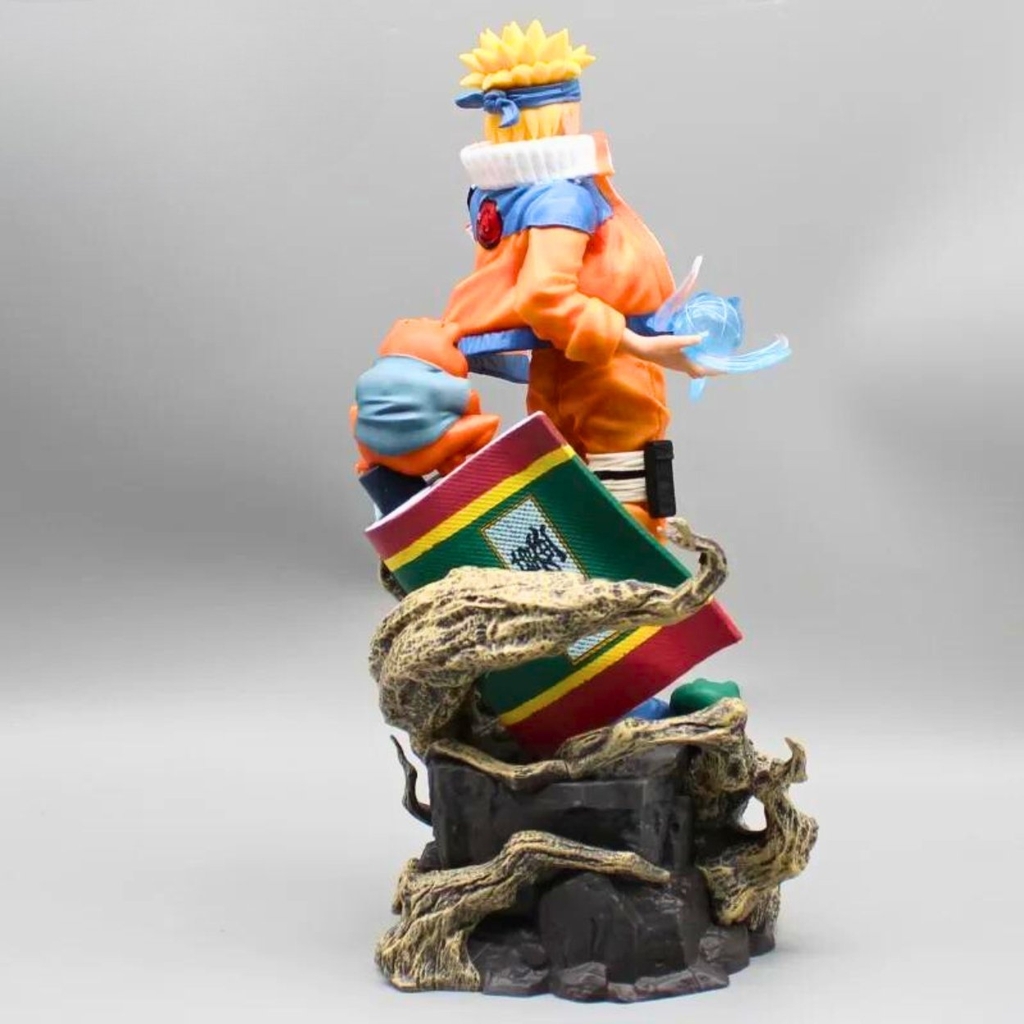 Mô Hình Naruto dáng đứng siêu ngầu - Cao 30cm - ngang 12cm - nặng 1kg5 - Phụ kiện : 2 đầu thay thế + 2 rasegan + 1 mô hình cóc - Figure Naruto - Có hộp màu - N2