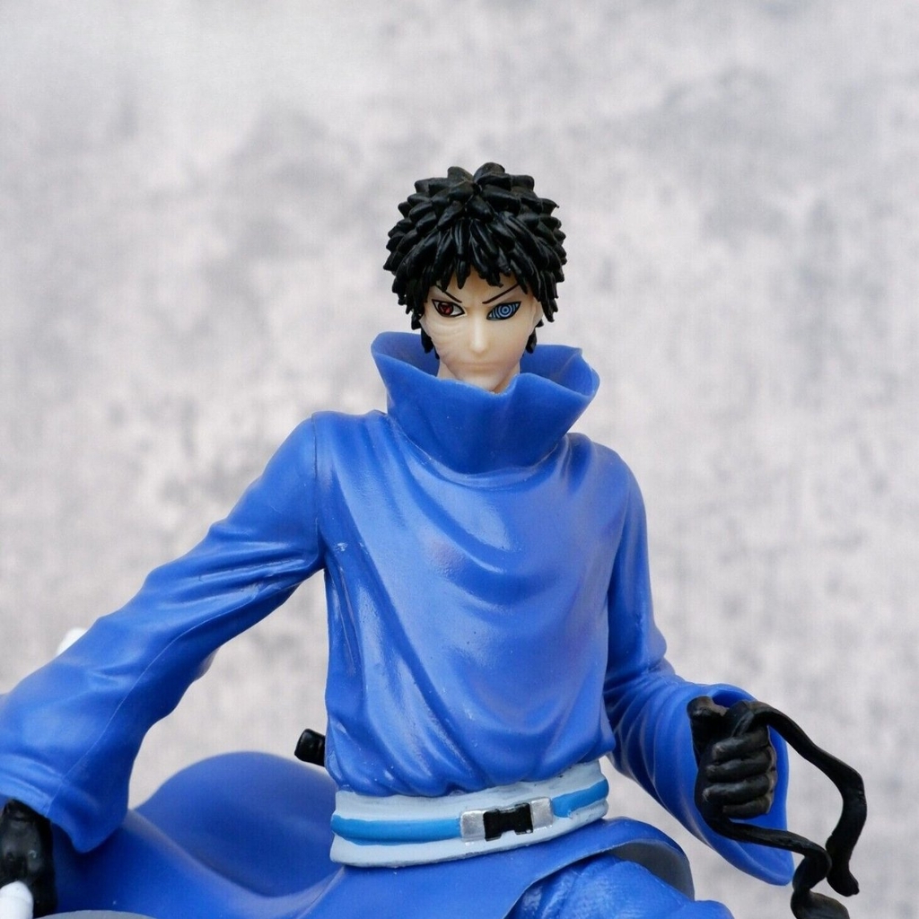 Mô Hình Naruto Obito dáng đứng - Cao 25cm - ngang 18cm - nặng 670gram - Phụ kiện : Quạt + 1 đầu thay thế- Figure Naruto -No box - N1-K27-T4-S1
