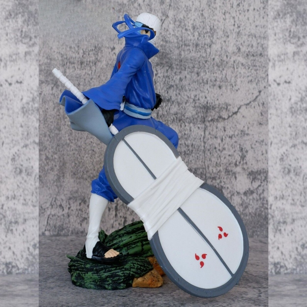 Mô Hình Naruto Obito dáng đứng - Cao 25cm - ngang 18cm - nặng 670gram - Phụ kiện : Quạt + 1 đầu thay thế- Figure Naruto -No box - N1-K27-T4-S1