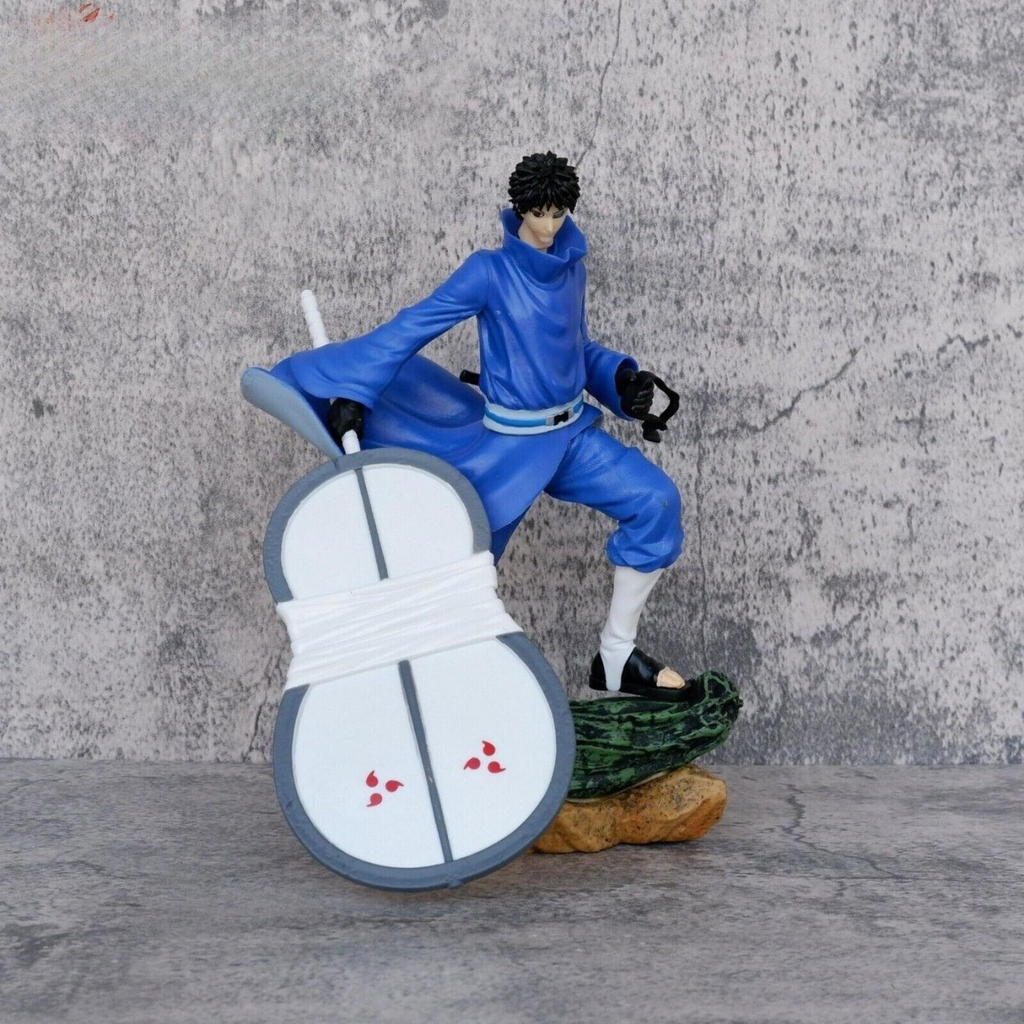 Mô Hình Naruto Obito dáng đứng - Cao 25cm - ngang 18cm - nặng 670gram - Phụ kiện : Quạt + 1 đầu thay thế- Figure Naruto - Full box + box màu