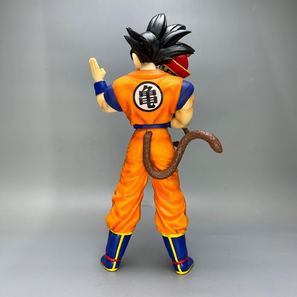 Mô Hình Goku bế Gohan - Cao 30cm - ngang 12cm - nặng 600gram - Có Box màu : Bọc túi OPP - N1-K38-T1-S10