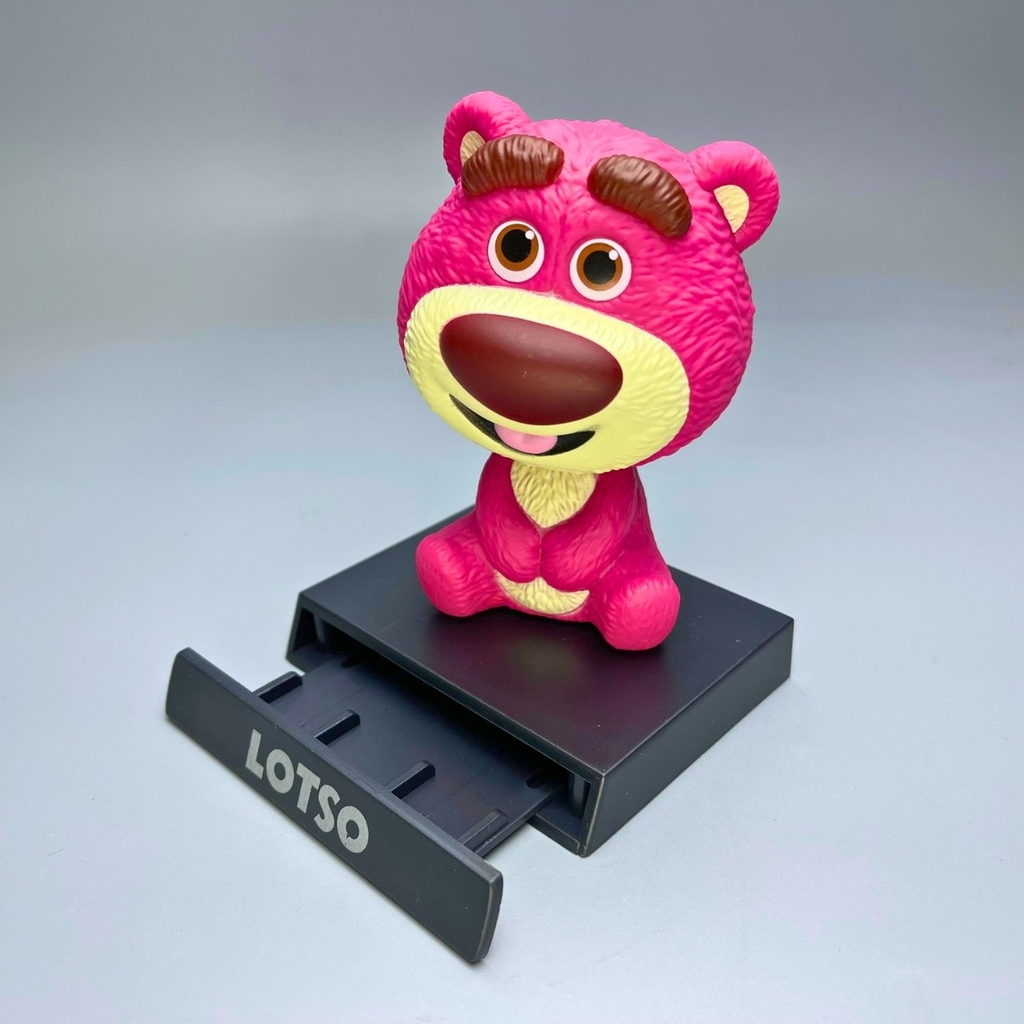Mô Hình Gấu dâu lắc đầu - Cao 12cm - nặng 150gram - Phụ kiện : đế + miếng dán - FULL BOX : box màu - N3 - K28 - T4 - S4