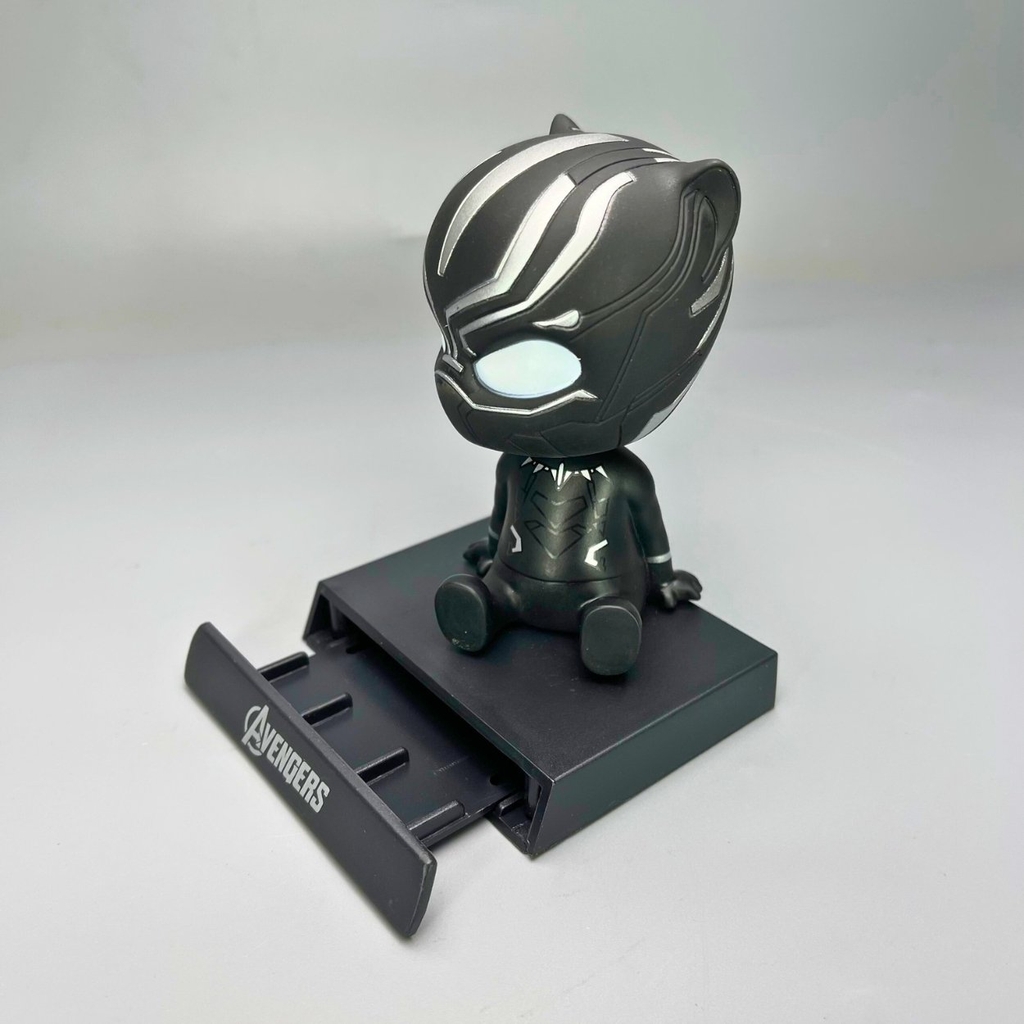 Mô Hình lắc đầu black panther - Cao 12cm - nặng 150gram - Phụ kiện : đế + miếng dán - FULL BOX : box màu