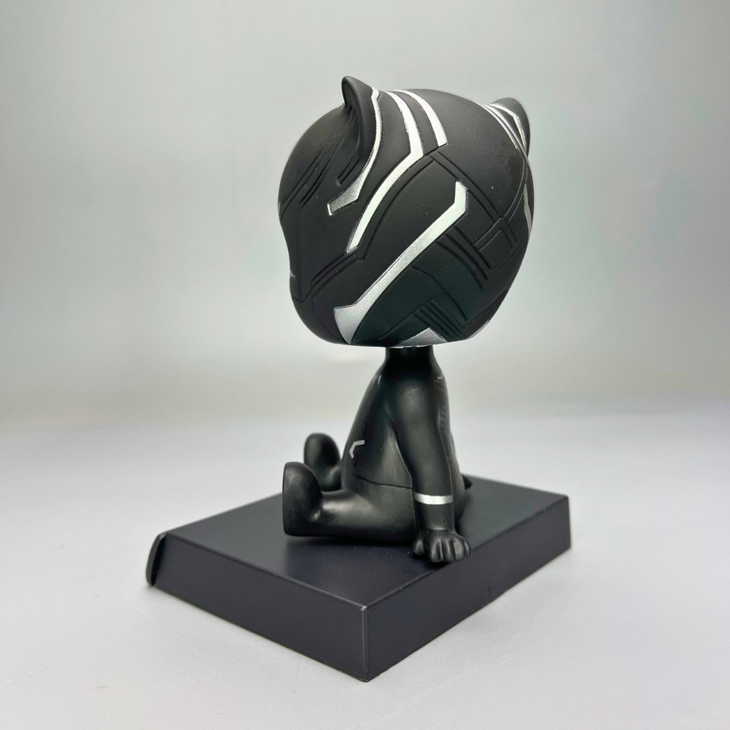 Mô Hình lắc đầu black panther - Cao 12cm - nặng 150gram - Phụ kiện : đế + miếng dán - FULL BOX : box màu