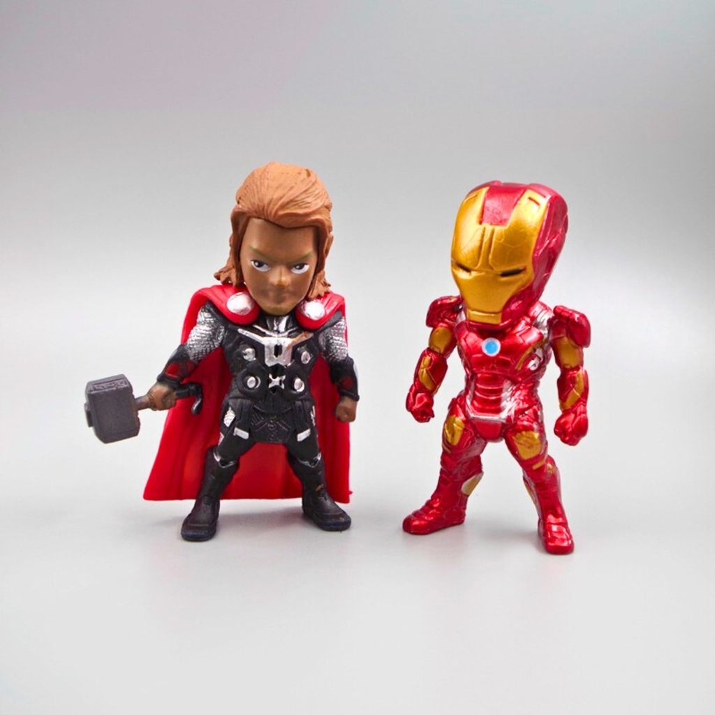 Mô Hình Avenger Bộ 8 các nhân vật siêu anh hùng - Cao 7cm - nặng 300gram - No Box - Figure Avenger - Bọc túi - No box