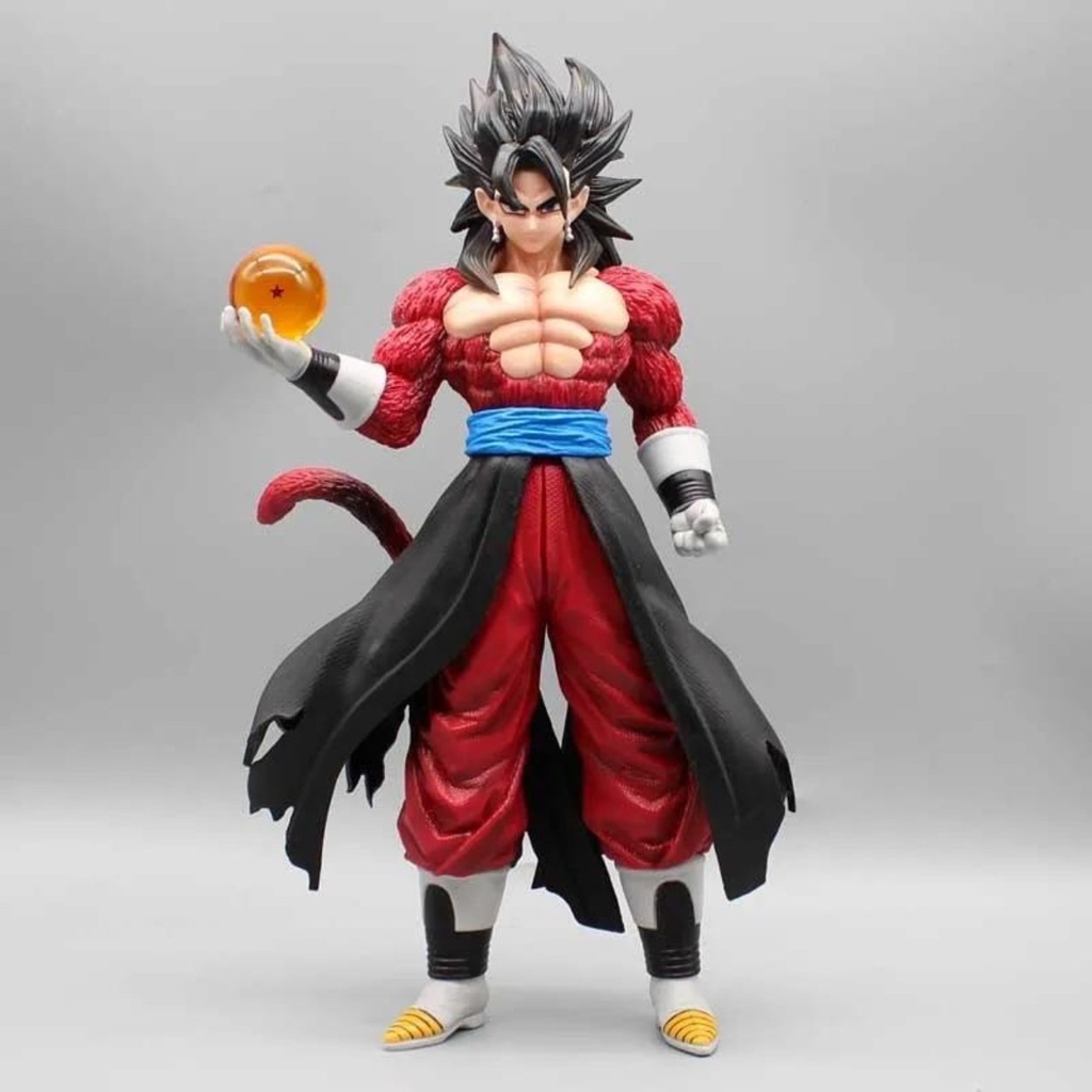 Mô Hình Gogeta ssj4 cầm ngọc rồng - Cao 30cm - rộng 14cm - nặng 900gram - Phụ kiện : đuôi + ngọc rồng - Có box : bọc túi OPP - có hộp màu - N1-K23-T1-S3
