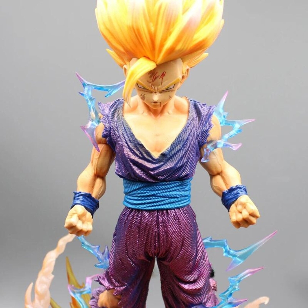 Mô hình DragonBall Gohan Supper Saiyan 2 - Cao 26cm - Ngang 15cm - nặng 430gram - Dragon Ball -  Có Hộp màu - N4-K14
