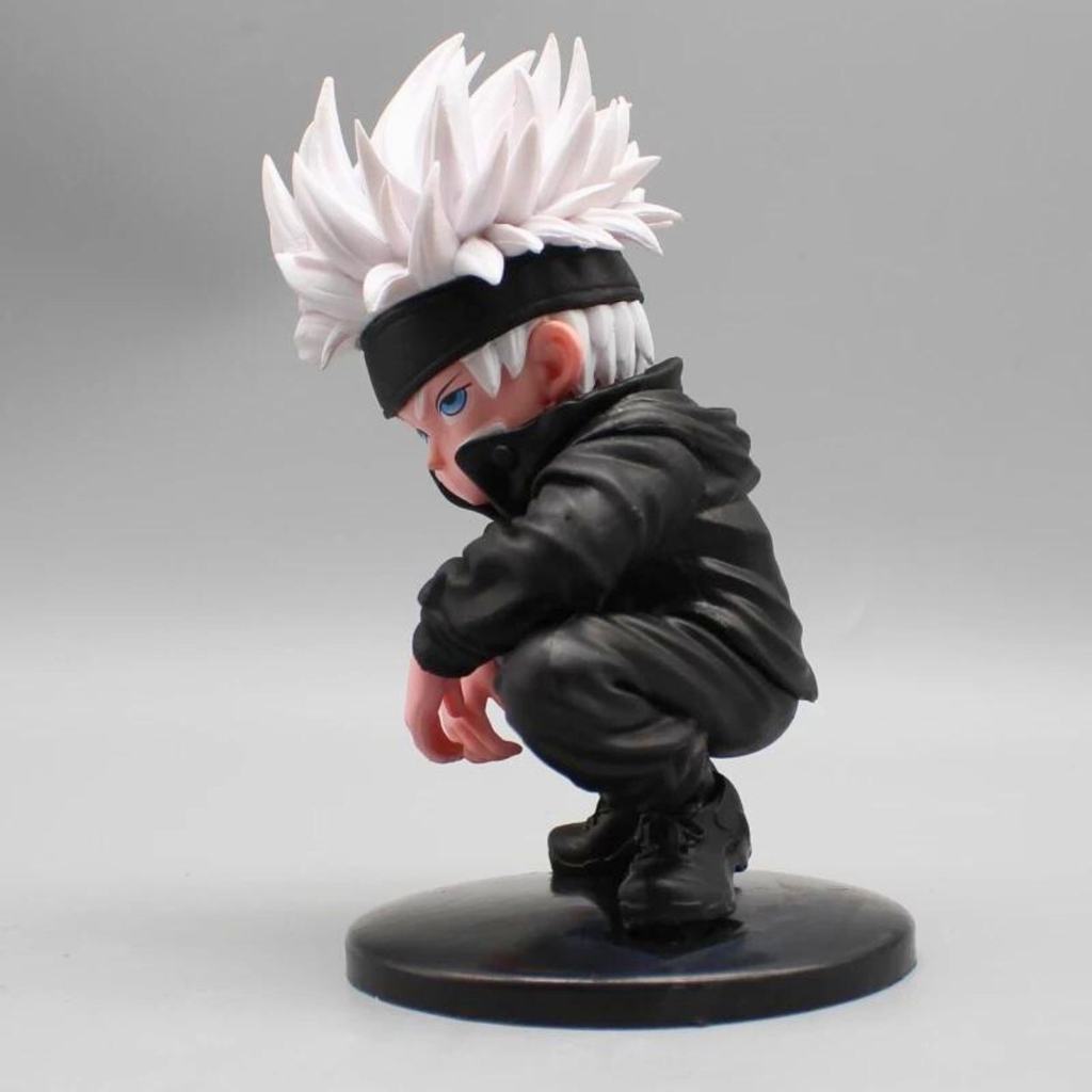 Mô Hình Gojo Satoru AI chibi ngồi - Cao 16cm - nặng 290gram - Có Box màu - Figure anime Jujutsu Kaisen