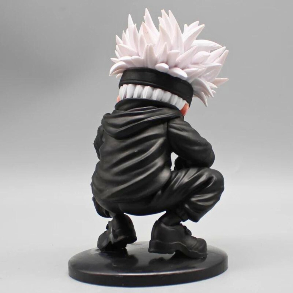 Mô Hình Gojo Satoru AI chibi ngồi - Cao 16cm - nặng 290gram - Có Box màu - Figure anime Jujutsu Kaisen
