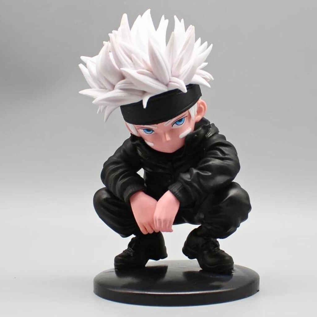 Mô Hình Gojo Satoru AI chibi ngồi - Cao 12cm - nặng 290gram - Box màu - Figure anime Jujutsu Kaisen - N1-K54-T1-S3