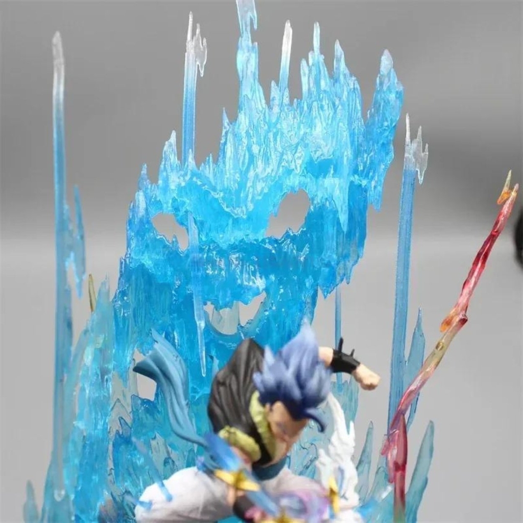 Mô hình DragonBall Gogeta chiến đấu với Broly - Cao 28cm - ngang 15cm - nặng 350gram - Phụ kiện : 3 đầu - Dragon Ball - có hộp màu - N1-K23-T5-S1