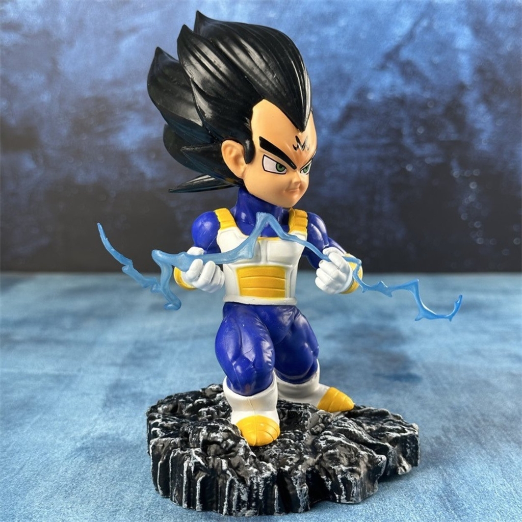Mô Hình Dragon Ball Vegeta Majin Chibi - Cao 17cm - nặng 200gram - Figure DragonBall - Có Hộp Màu - N1-K24-T3-S1