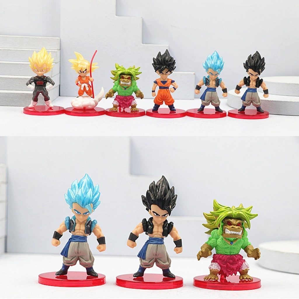 Mô hình DragonBall Bộ 18 nhân Vật Chibi Dragon ball - Cao 6-7cm - nặng 350gram - Dragon Ball - no box , bọc túi opp