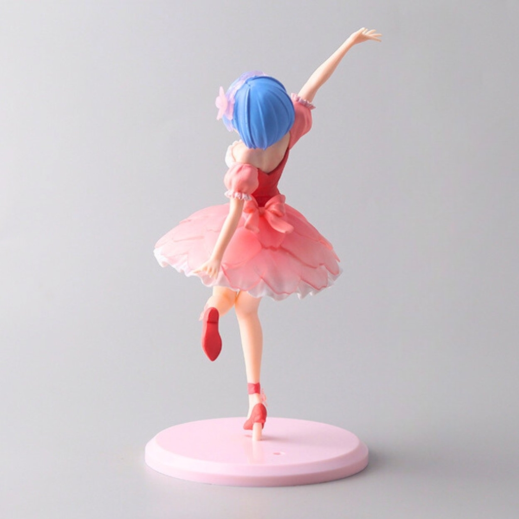Mô Hình RE:ZERO Rem váy đỏ  - Cao 22cm - nặng 150Gram - Figure RE:ZERO - Có hộp màu - N1-K31-T1-S2
