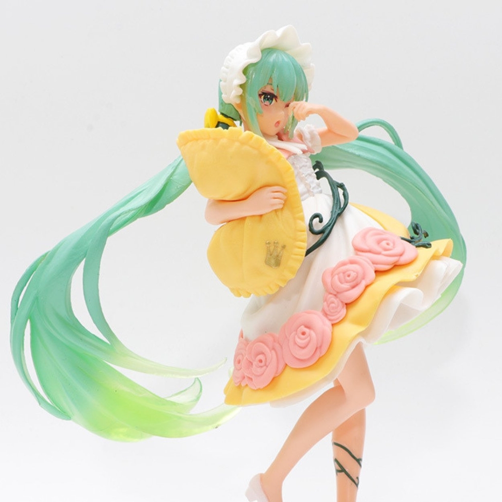 Mô Hình Hatsune Miku ôm gối - Cao 20cm - nặng 250gram - Figure Miku - Có Hộp màu - N1-K36-T1-S2