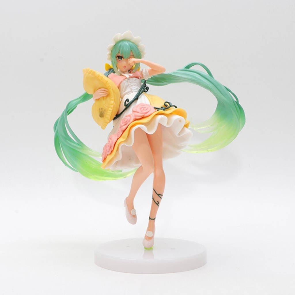 Mô Hình Hatsune Miku ôm gối - Cao 20cm - nặng 250gram - Figure Miku - Có Hộp màu - N1-K36-T1-S2
