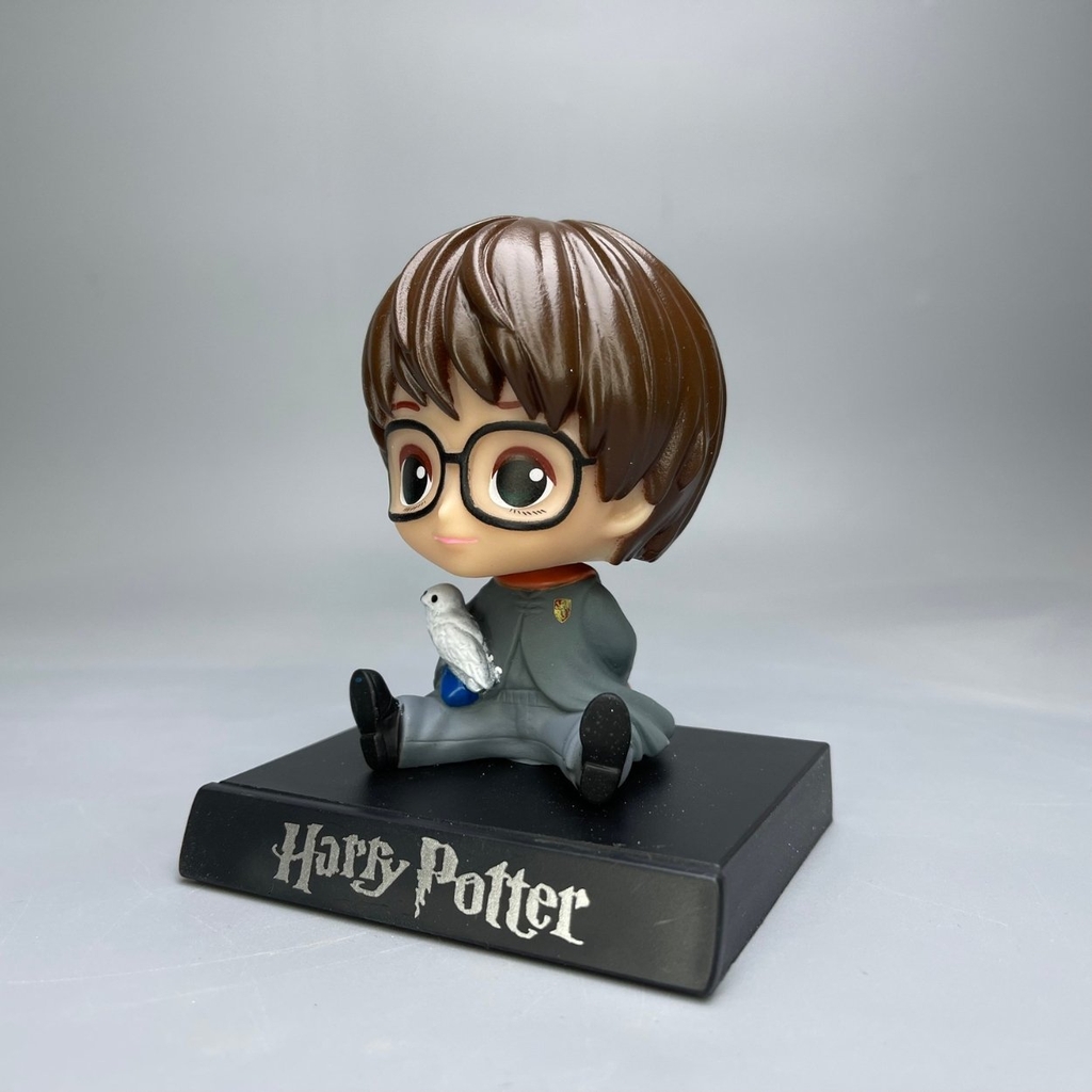 Mô Hình lắc đầu hary potter cầm cú mèo - Cao 12cm - nặng 150gram - Phụ kiện : đế + miếng dán - FULL BOX : box màu