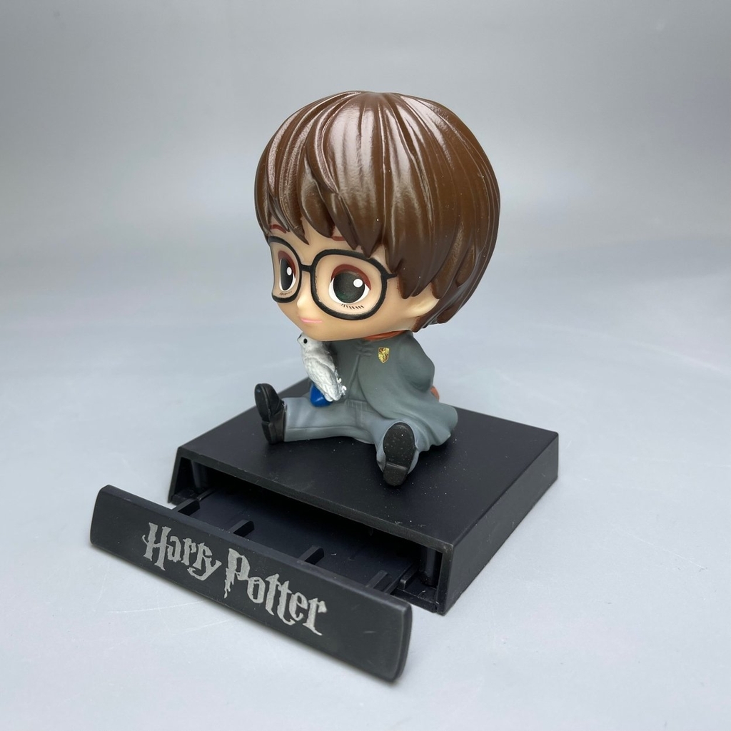 Mô Hình lắc đầu hary potter cầm cú mèo - Cao 12cm - nặng 150gram - Phụ kiện : đế + miếng dán - FULL BOX : box màu - N3-K28-T3-S3
