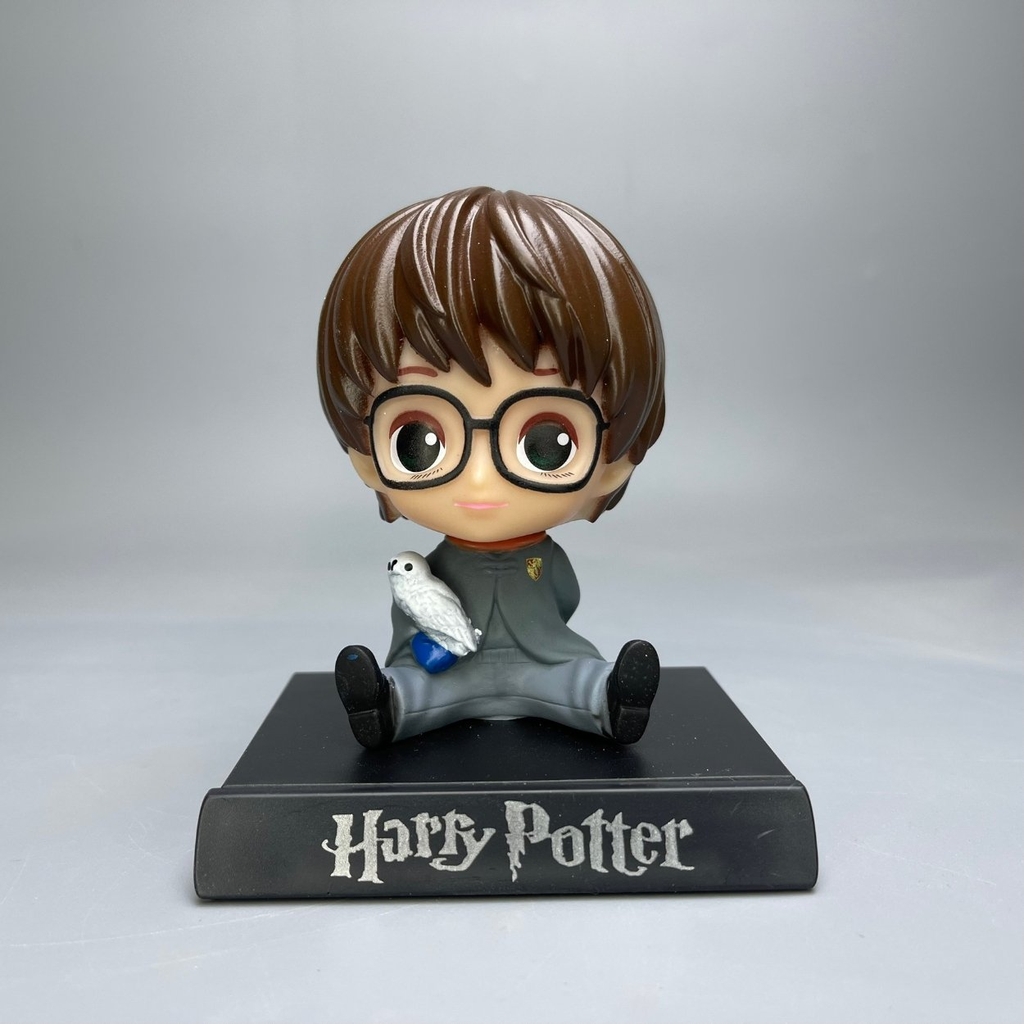 Mô Hình lắc đầu hary potter cầm cú mèo - Cao 12cm - nặng 150gram - Phụ kiện : đế + miếng dán - FULL BOX : box màu - N3-K28-T3-S3