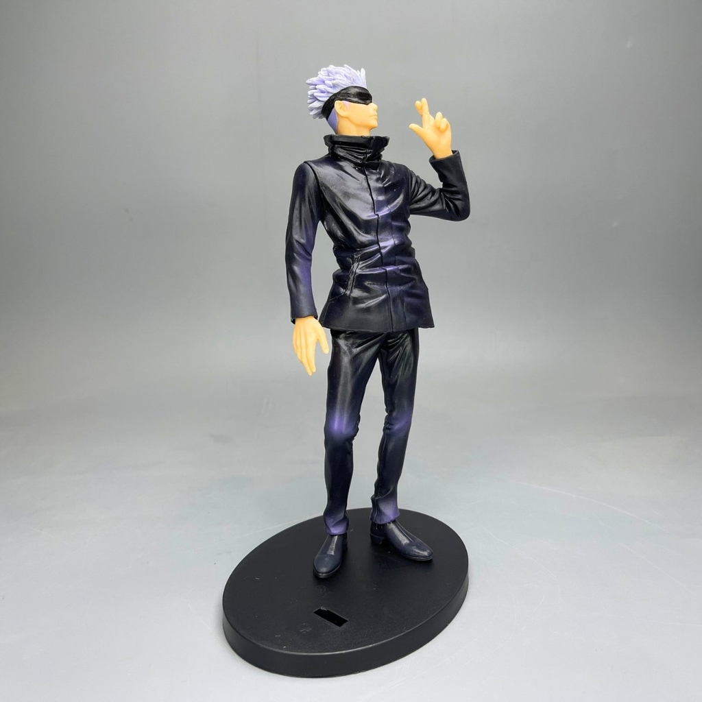 Mô Hình Gojo Satoru bịt mắt - Cao 21cm - nặng 140Gram - No Box : bọc túi OPP - Figure anime Jujutsu Kaisen